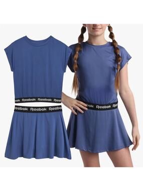 Reebok Girls’ Active Skirt 2 Piece Set Performance T-Shirt Tennis Skort 4T